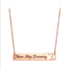 Mickey Mouse “Never stop dreaming” Necklace